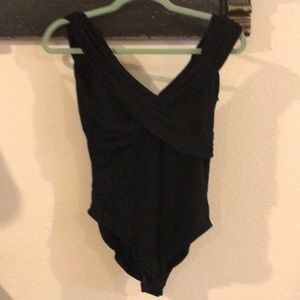 ASOS black bodysuit NWOT
